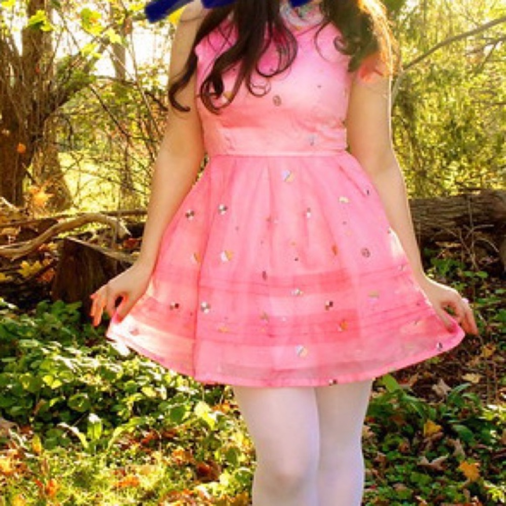 Modcloth cupcake and dessert mini dress